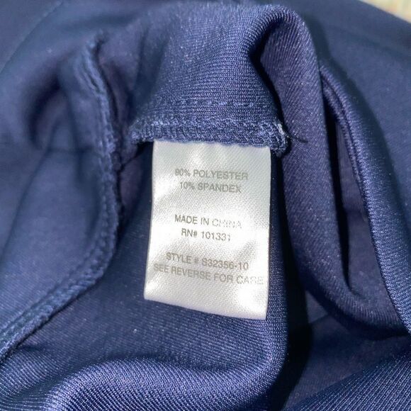 𝅺NAVY Blue Pin Skirt - Picture 3 of 5